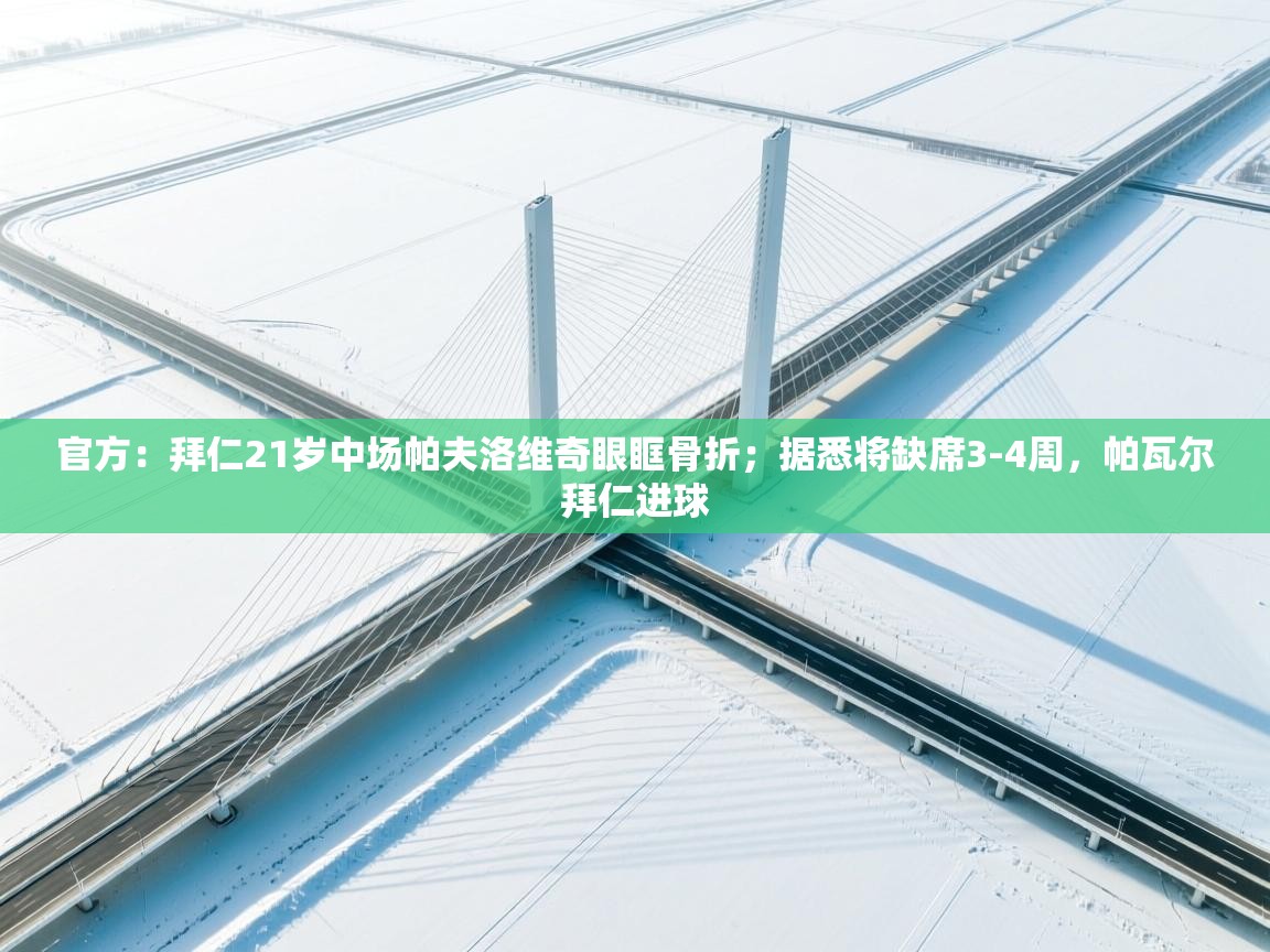 官方:拜仁21岁中场帕夫洛维奇眼眶骨折;据悉将缺席3-4周,帕瓦尔拜仁进球 第2张